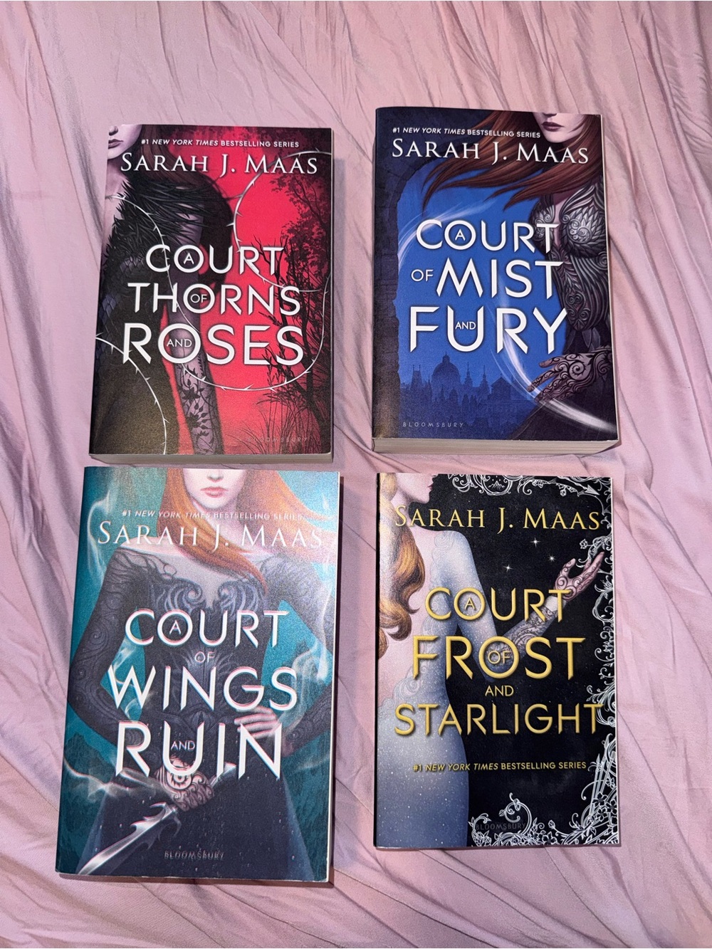 Sarah J. Maas ACOTAR Complete Series in 1st Edition Paperbacks